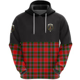 Spens Modern Clan Half Of Tartan Hoodie